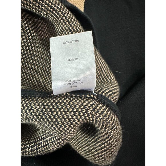 Supreme Logo Repeat Sweater color Black Brown Size M 2018 - Picture 4 of 6